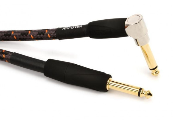 <b>Roland RIC-G10A GOLD Series Cabo Audio Instrumento Jack reto/angulado mono 1.5m Garantia Vitalícia</b> <b>Roland RIC-G10A GOLD Series Cabo Audio Instrumento Jack reto/angulado mono 1.5m Garantia Vitalícia</b>
